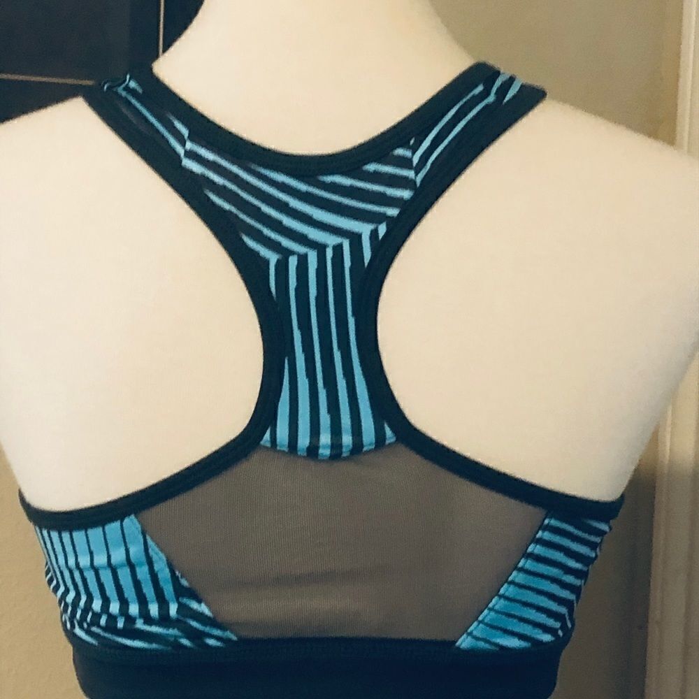 Z by ZELLA BAJA STRIPED SPORTS BRA - Picture 4 of 8